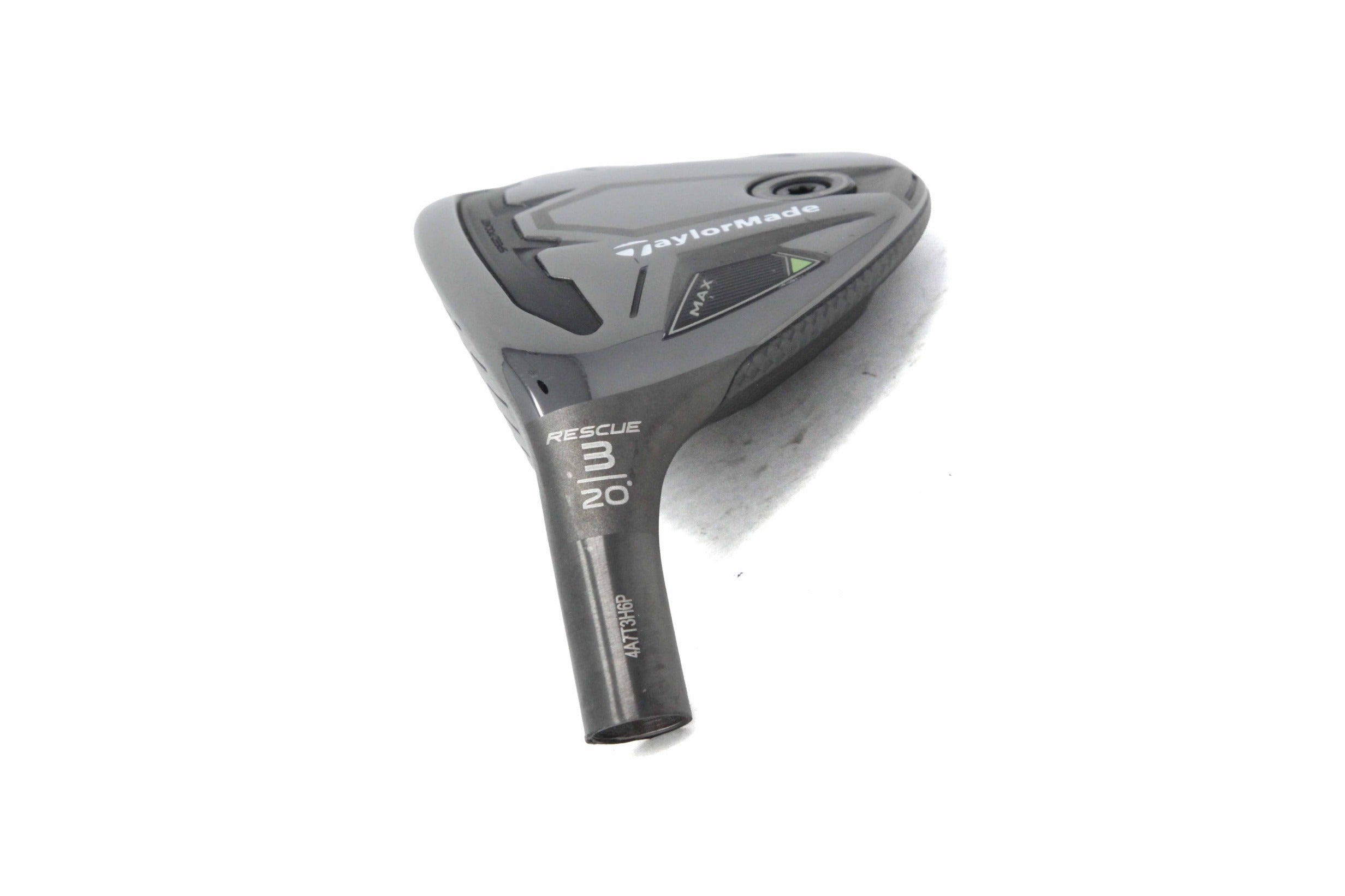 Used TaylorMade Qi35 MAX Rescue 3H - HEAD ONLY - Left-Handed - 20 Degrees