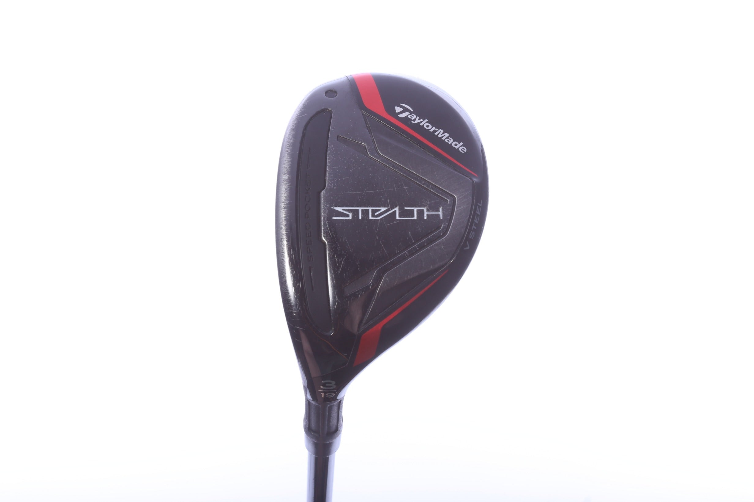 Used TaylorMade STEALTH Rescue 3H Hybrid - Left-Handed - 19 Degrees - Stiff Flex