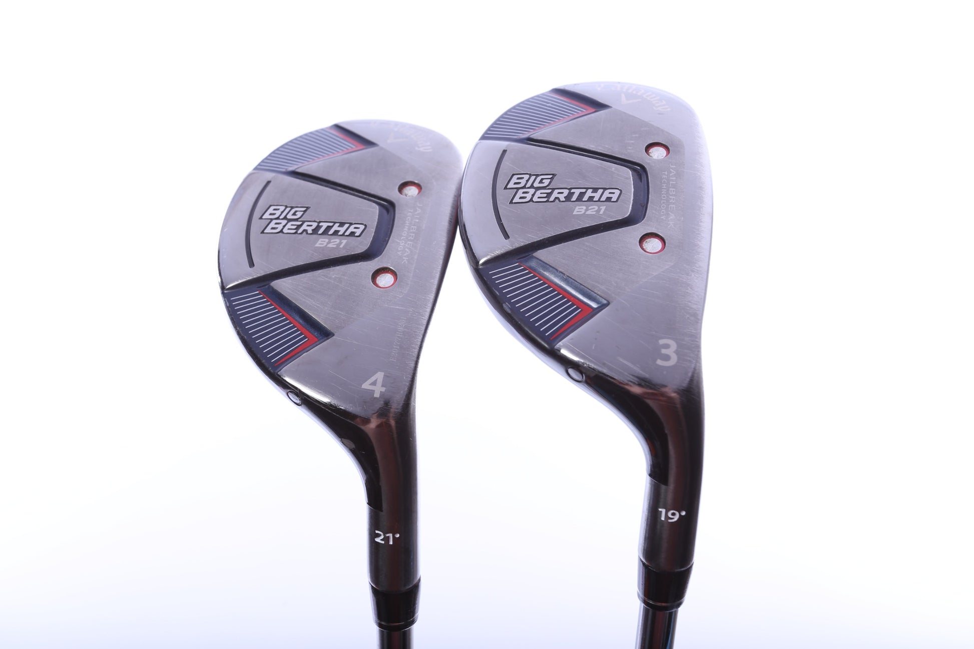Used Callaway Big Bertha B21 Hybrid Set - Right-Handed - 3H, 4H - Regular Flex-Next Round