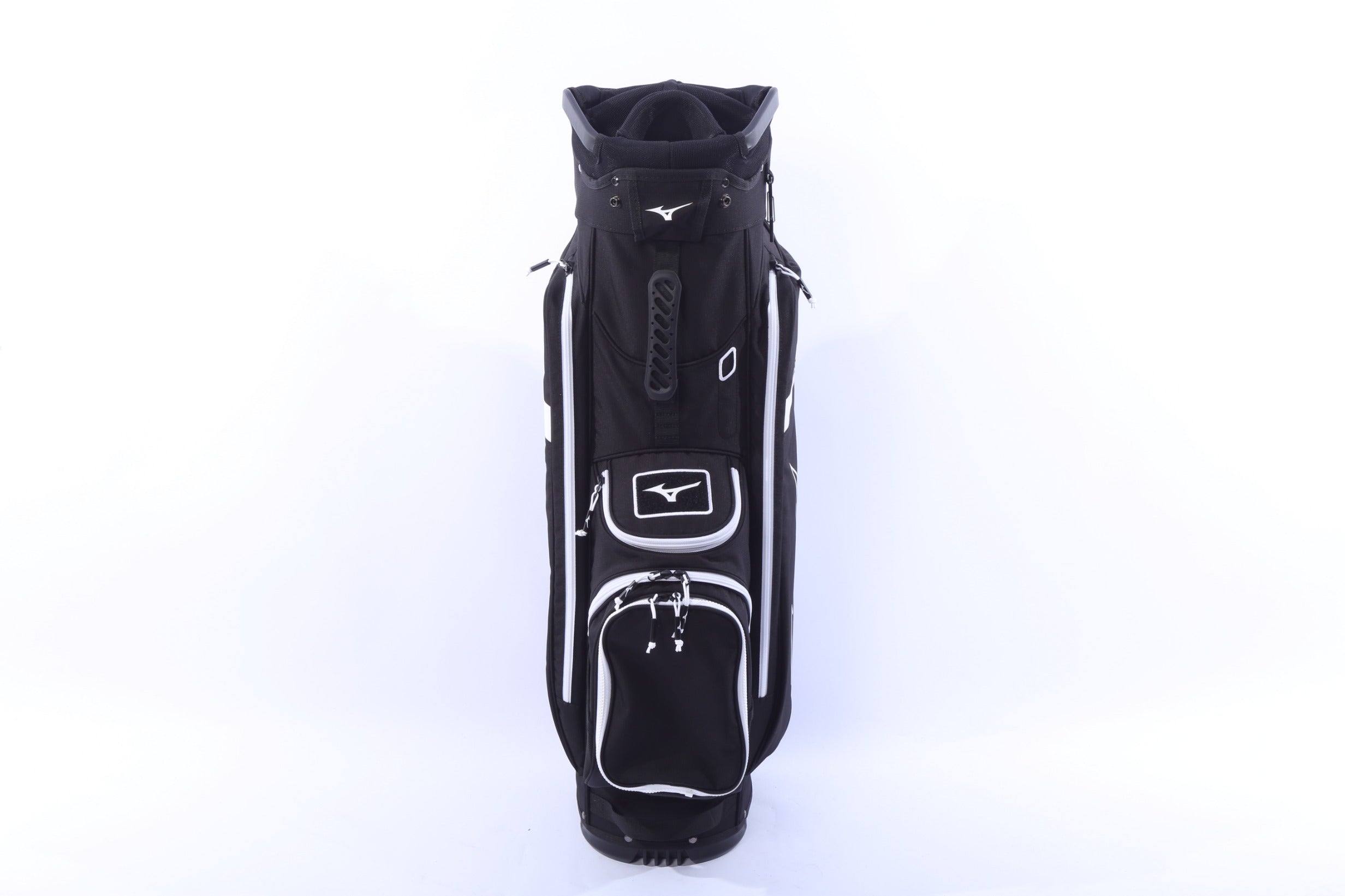 Used Mizuno 2025 BR-D3C Black Cart Bag - 7-Way - 7 Pockets - Rain Cover Included-Next Round