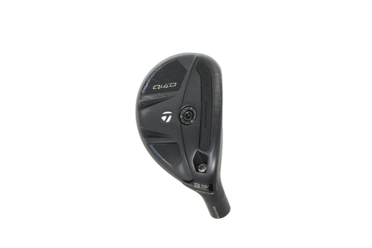 Used TaylorMade Qi4D Rescue 3H - HEAD ONLY - Right-Handed - 19 Degrees-Next Round