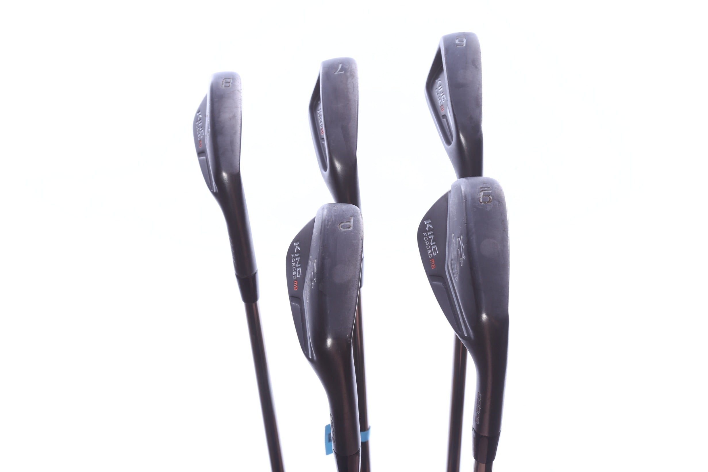 Used Cobra King Forged MB Black Iron Set - Right-Handed - 6-PW - Extra Stiff Flex-Next Round