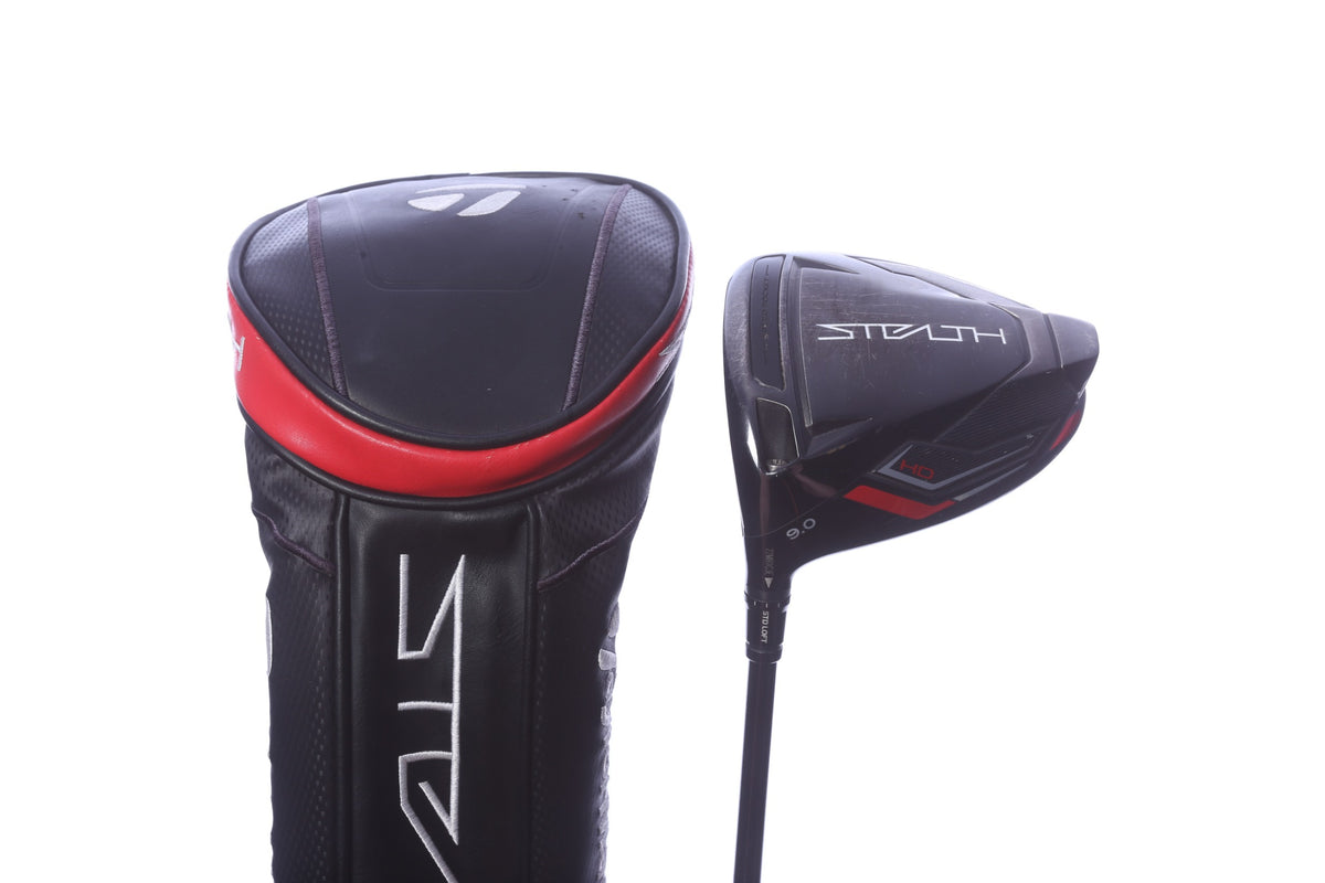 Used TaylorMade STEALTH HD Driver - 9 Degrees - Stiff Flex Project X HZRDUS RDX Smoke - Left-Handed