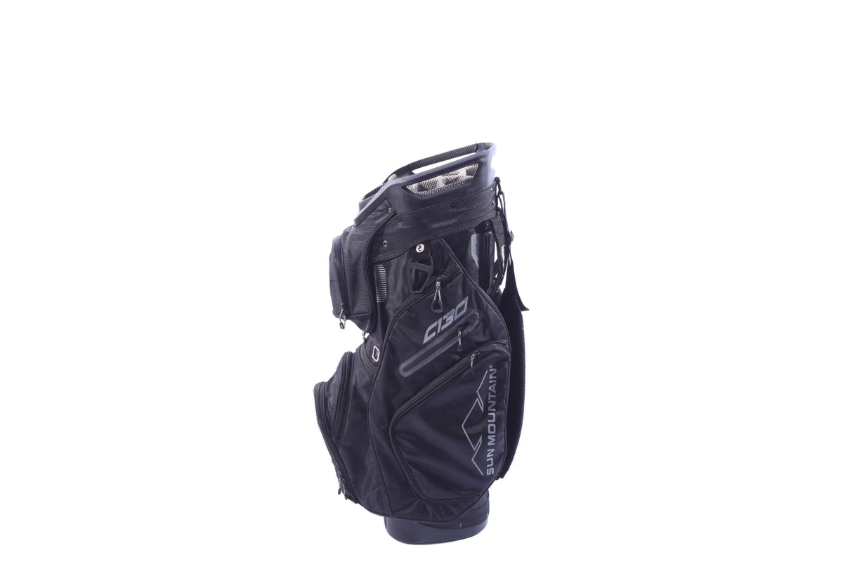 Used Sun Mountain 2022 C - 130 Supercharged Cart Bag Multicolor 7 Pockets-Next Round