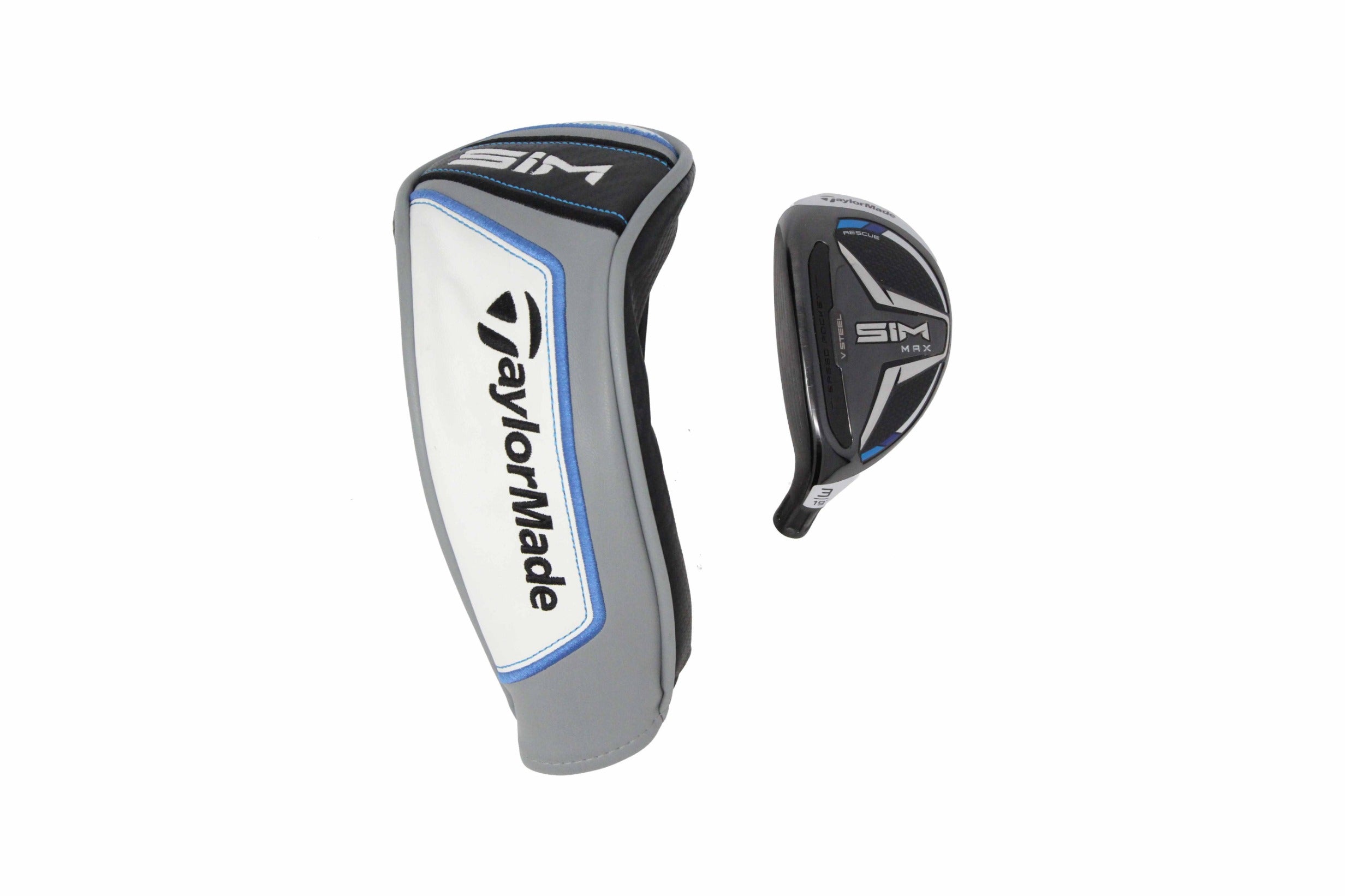 Used TaylorMade SIM2 MAX Rescue 3H - HEAD ONLY - Left-Handed - 19 Degrees-Next Round