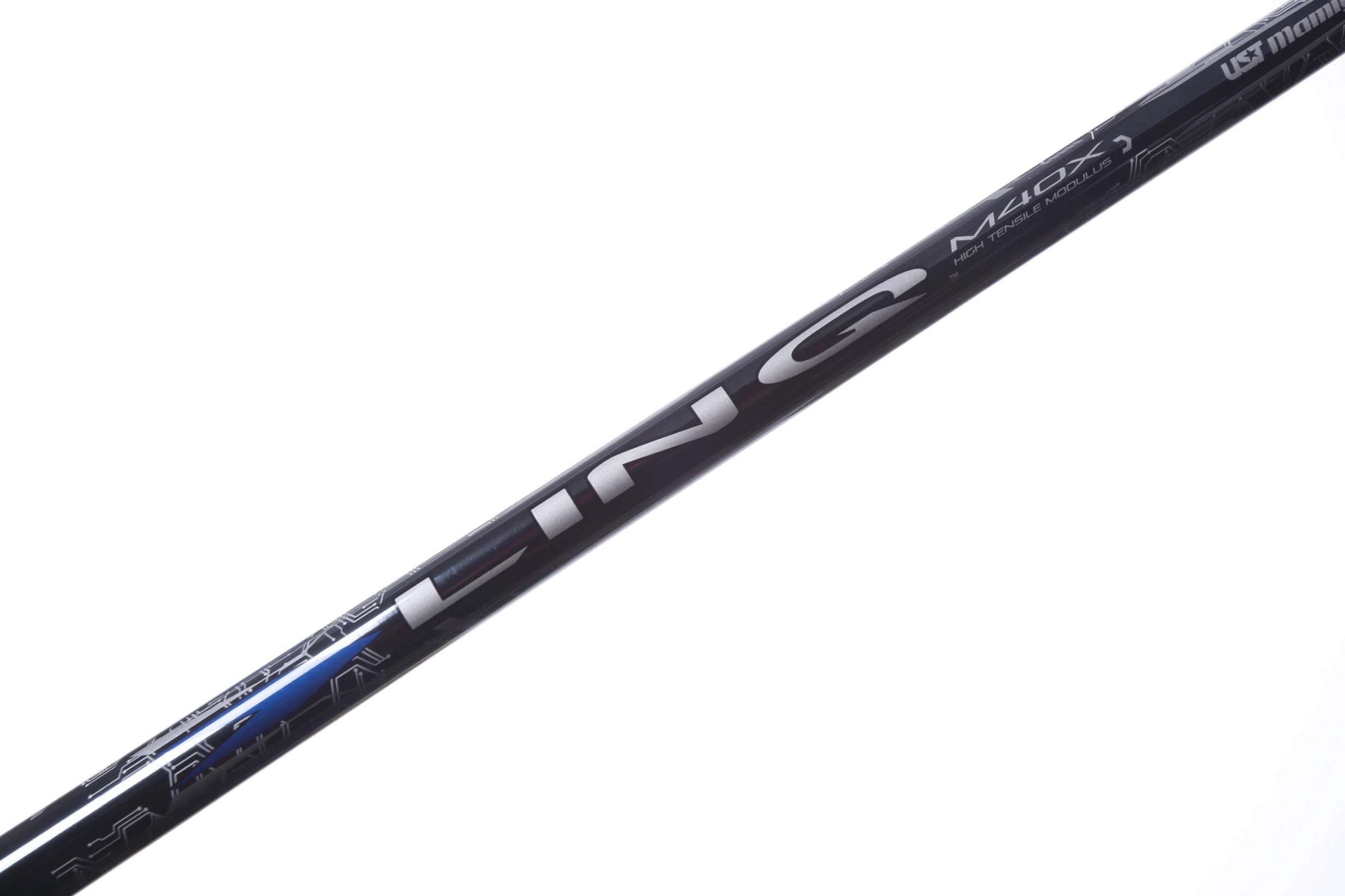 Used Ust Mamiya Lin-Q M40X Blue Fairway Wood Shaft Regular Flex Graphite - 40.75 in - Cobra MyFly Adapter-Next Round