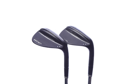 Used Cleveland RTX-4 Black Satin Wedge Set - Right-Handed - 50*, 54* - Stiff Flex