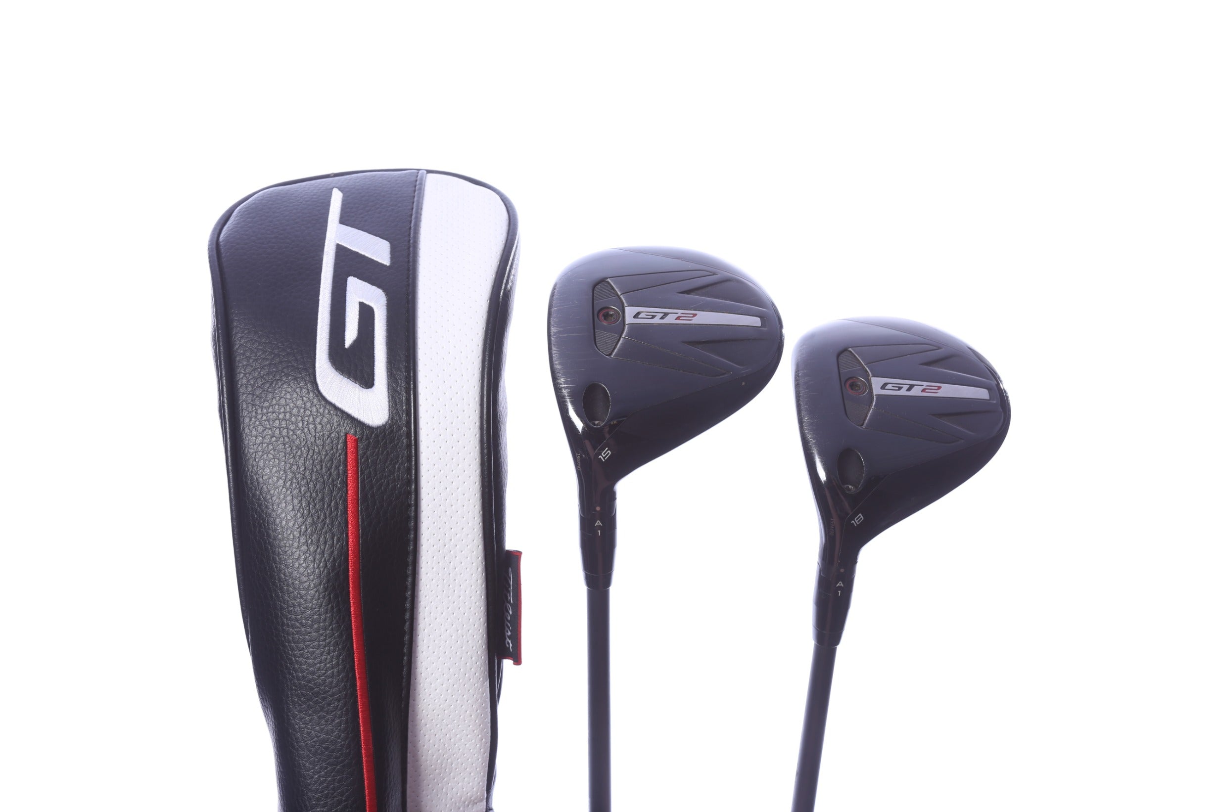 Used Titleist GT2 Wood Set - Left-Handed - 3W, 5W - Stiff Flex