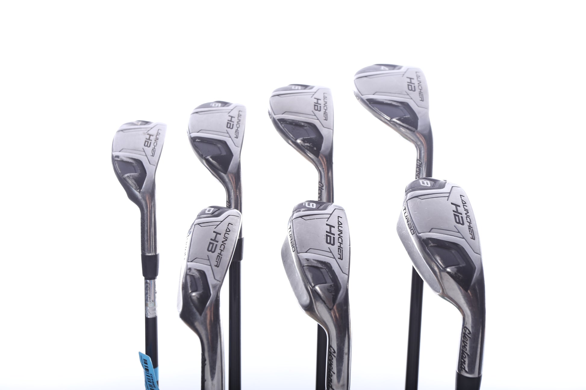 Used Cleveland Launcher HB Turbo Iron Set - Right-Handed - 4-PW - Regular Flex-Next Round