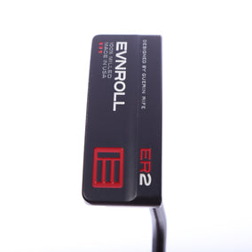 Used Evnroll ER2 Black MidBlade Putter - Right-Handed - 32.5 in - Blade-Next Round