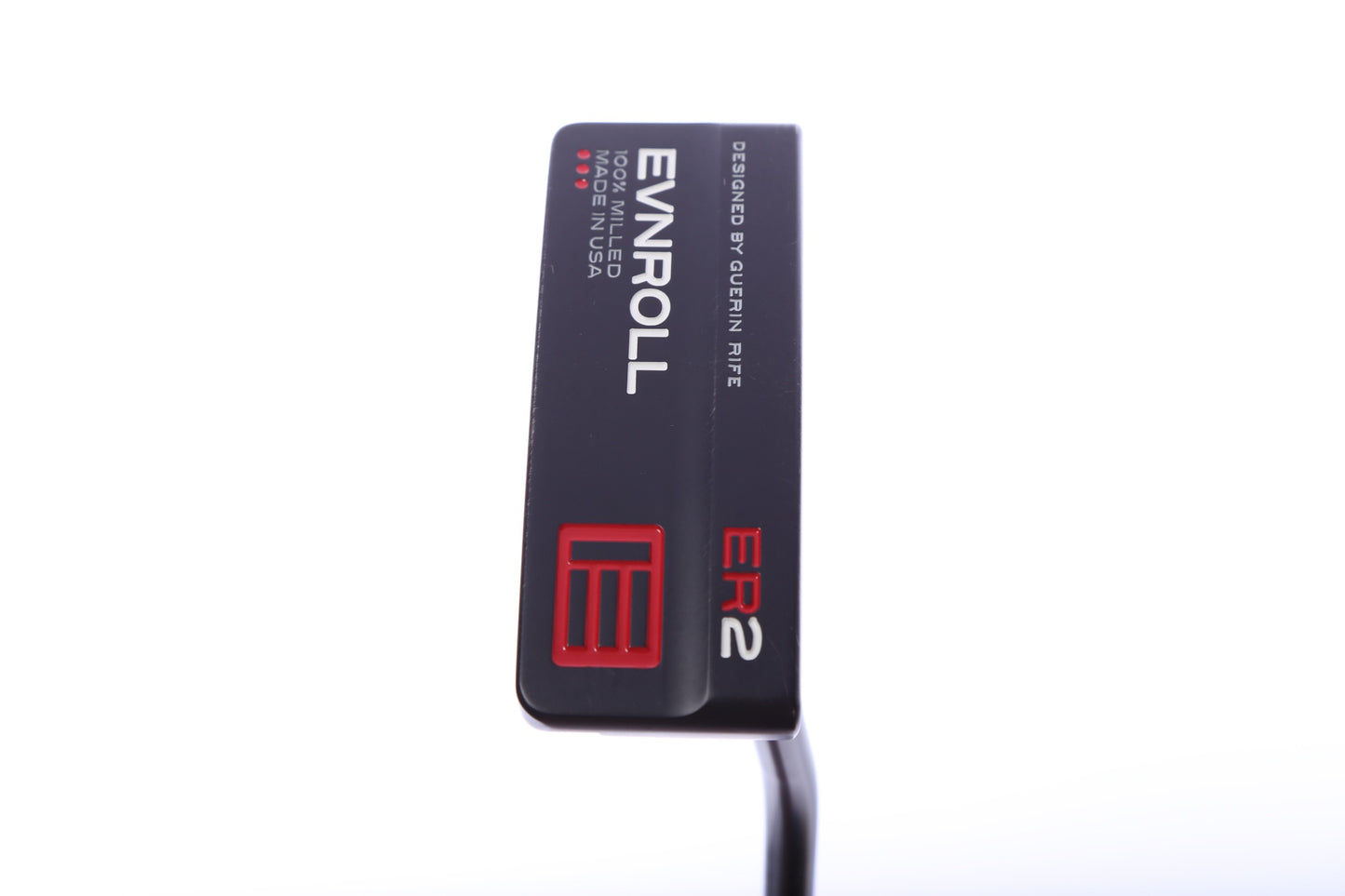 Used Evnroll ER2 Black MidBlade Putter - Right-Handed - 32.5 in - Blade-Next Round