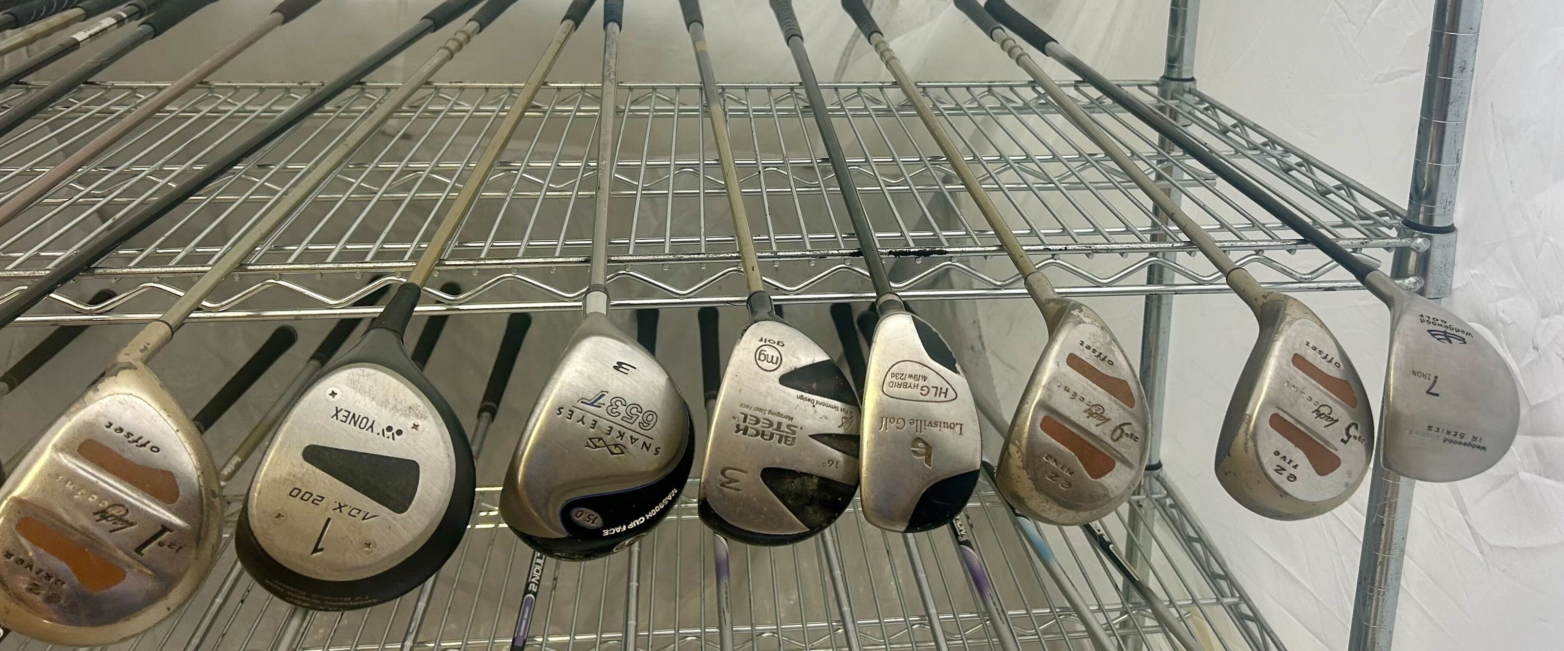 Wholesale Lot of 30 Golf Clubs - Assorted Tour Edge Fairway Woods and Hybrids-Next Round