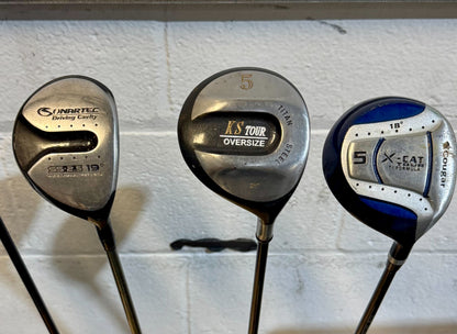 Wholesale Lot of 30 Golf Clubs - Assorted Fairway Woods