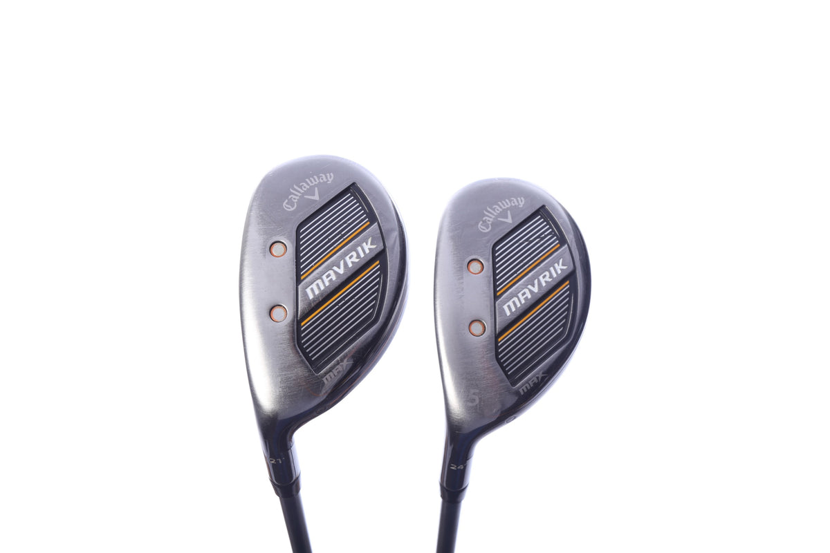 Used Callaway Mavrik Max Hybrid Set - Left-Handed - 4H, 5H - Regular Flex