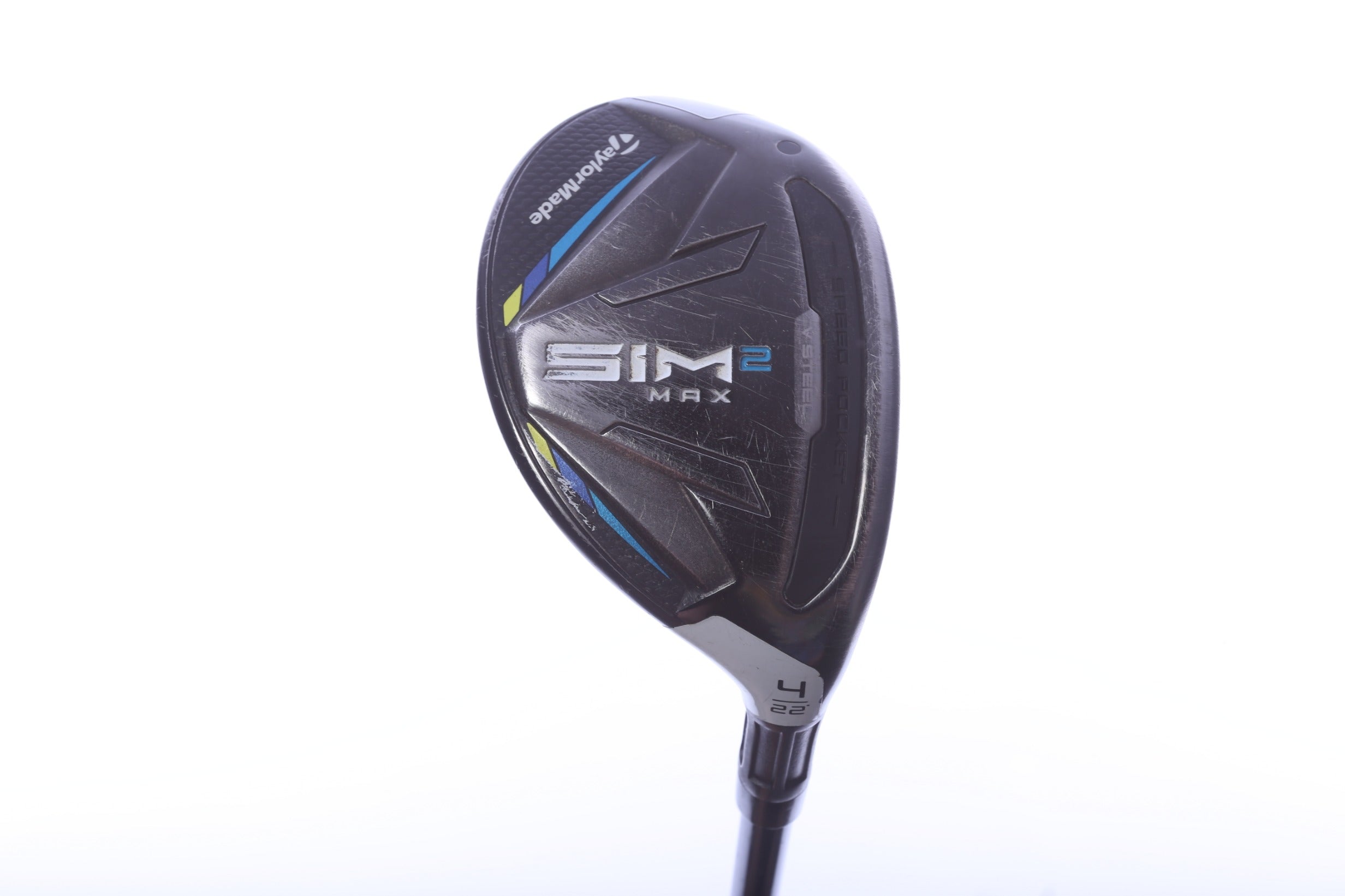 Used TaylorMade SIM2 Rescue 4H Hybrid - Right-Handed - 22 Degrees - Regular Flex