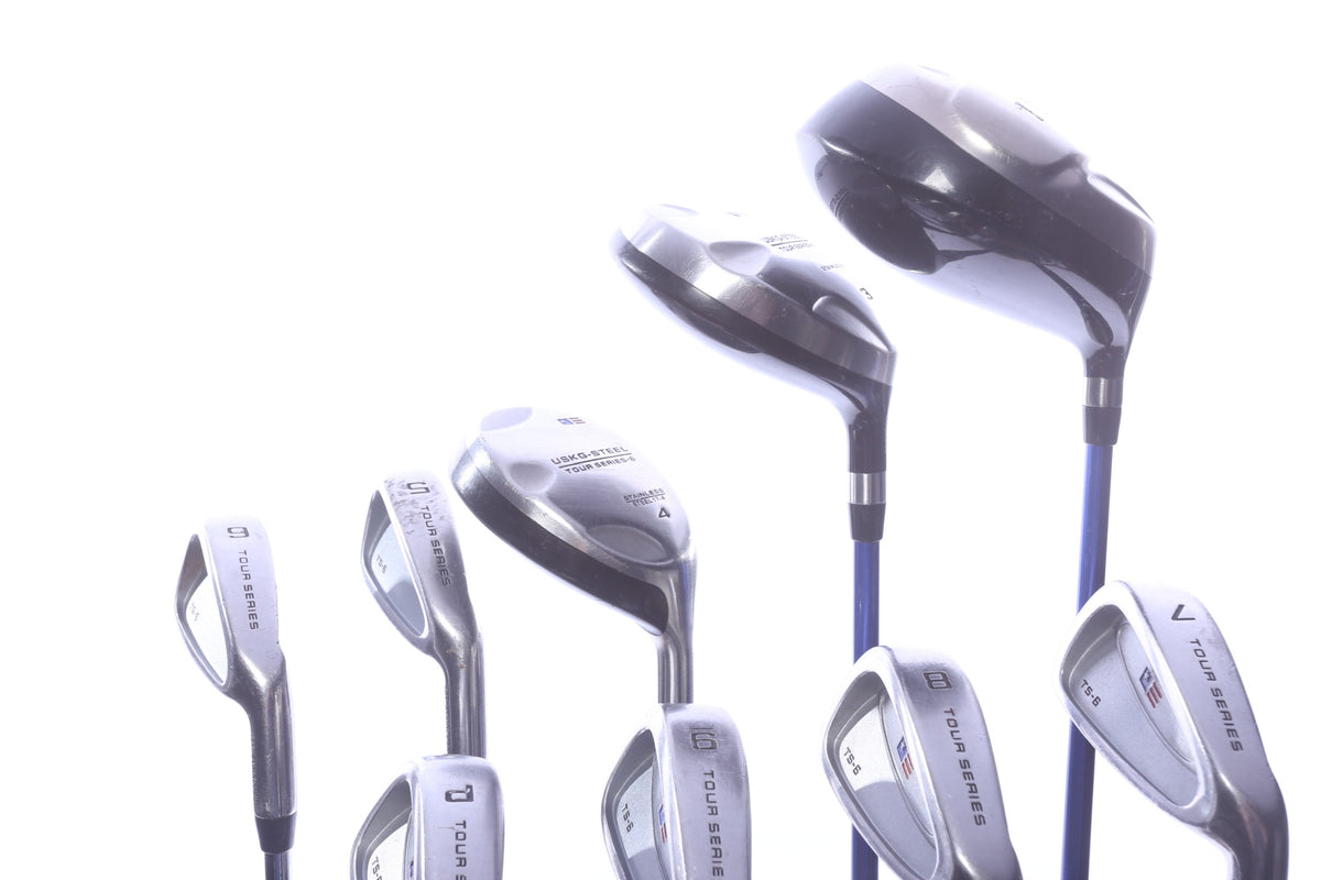 Used Us Kids Golf Tour Series 60 Kids Set - Right-Handed - Driver, 3FW, 4H, 5-PW - Junior Flex-Next Round