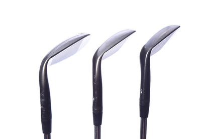 Used Callaway JAWS Raw Black Plasma Wedge Set - Right-Handed - 50*, 56*, 60* - Wedge Flex