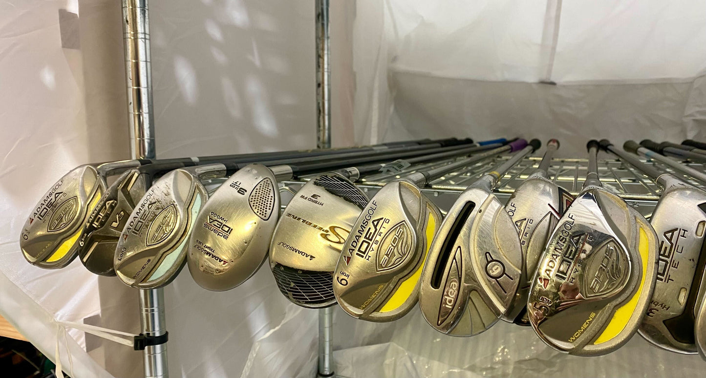 Wholesale Lot of 50 Golf Clubs - Adams Assorted Hybrids-Next Round