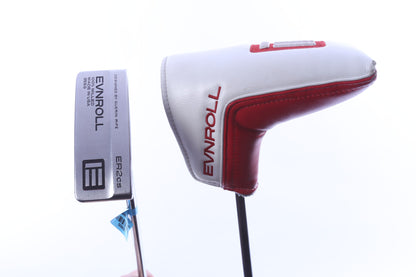 Used Evnroll ER2 Satin MidBlade Center Shaft Putter - Right-Handed - 33 in - Blade-Next Round