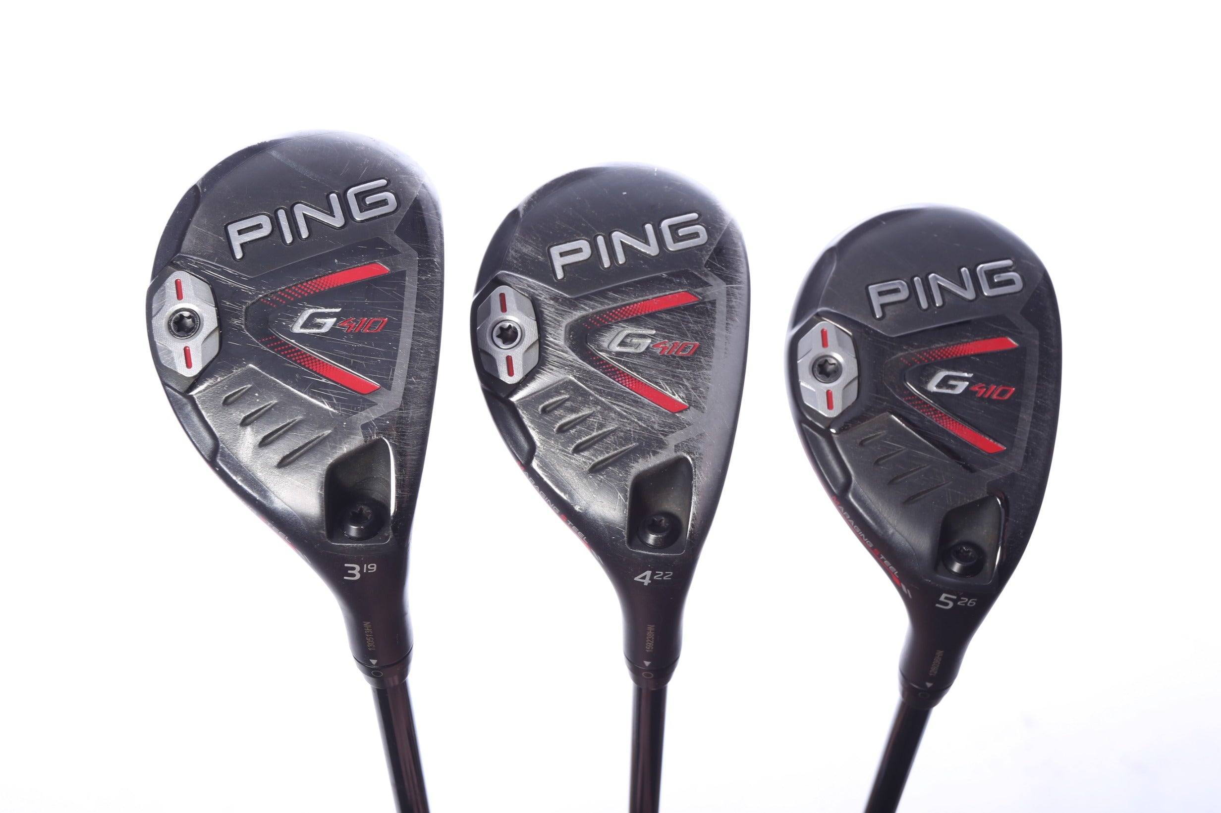 Used Ping G410 Hybrid Set - Right-Handed - 3H, 4H, 5H - Seniors Flex