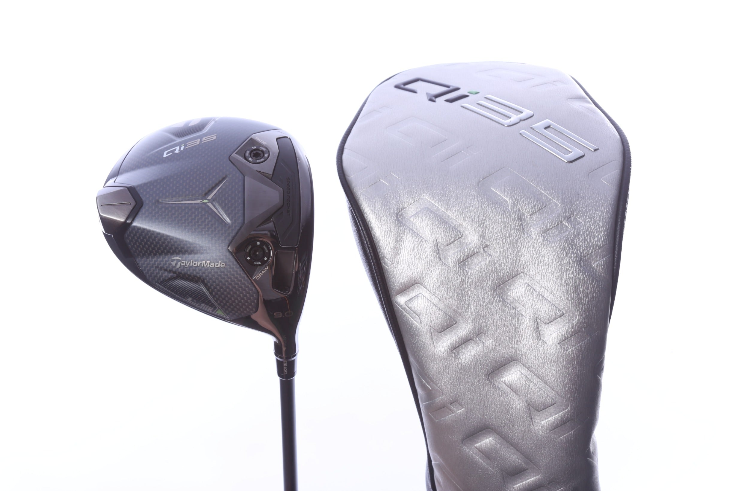 Used TaylorMade Qi35 LS Driver - 9 Degrees - Stiff Flex Mitsubishi Tensei AV Limited Blue - Right-Handed-Next Round