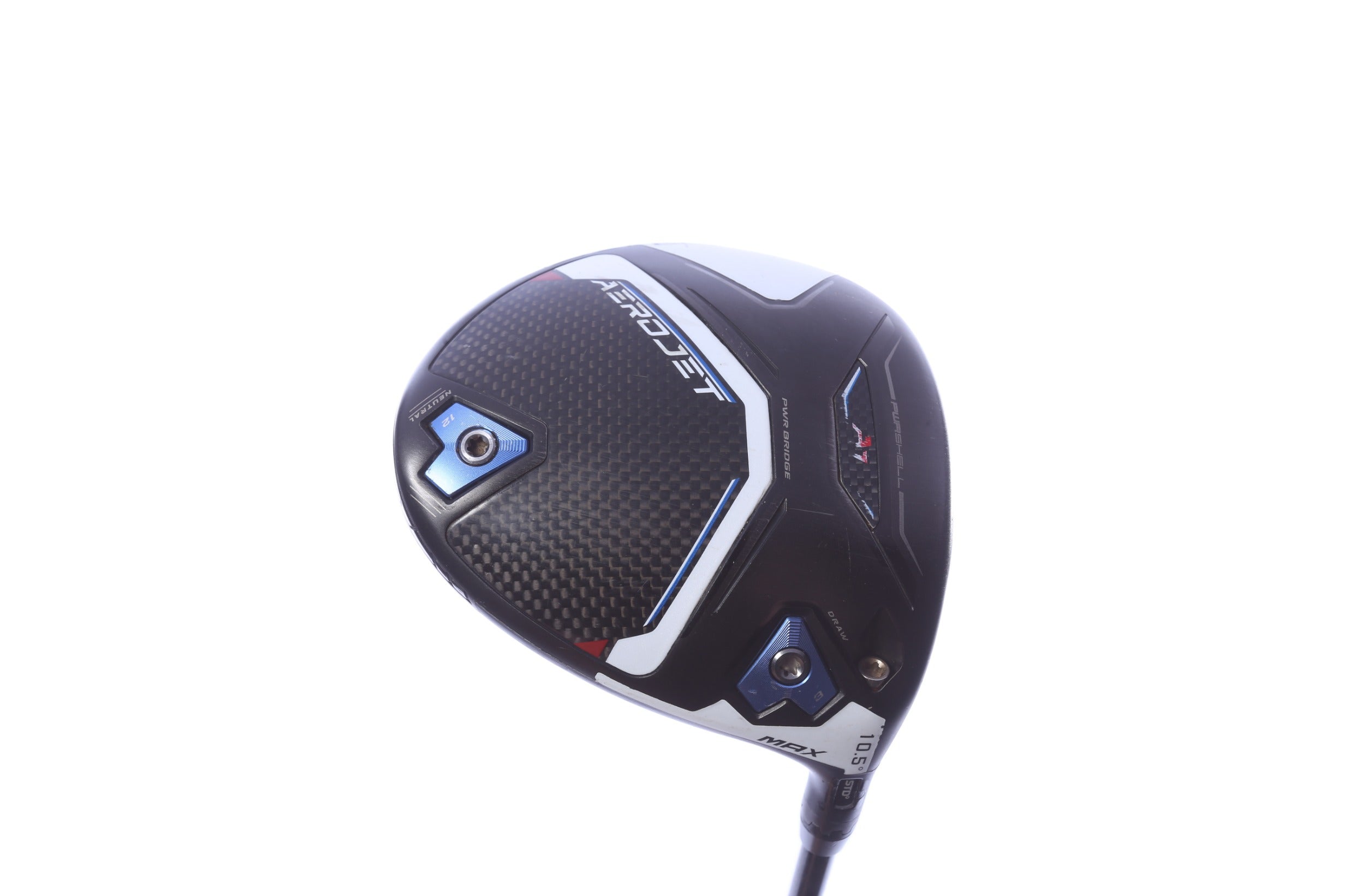 Used Cobra AeroJet MAX Driver - 10.5 Degrees - Stiff Flex Mitsubishi Kaili Blue - Right-Handed