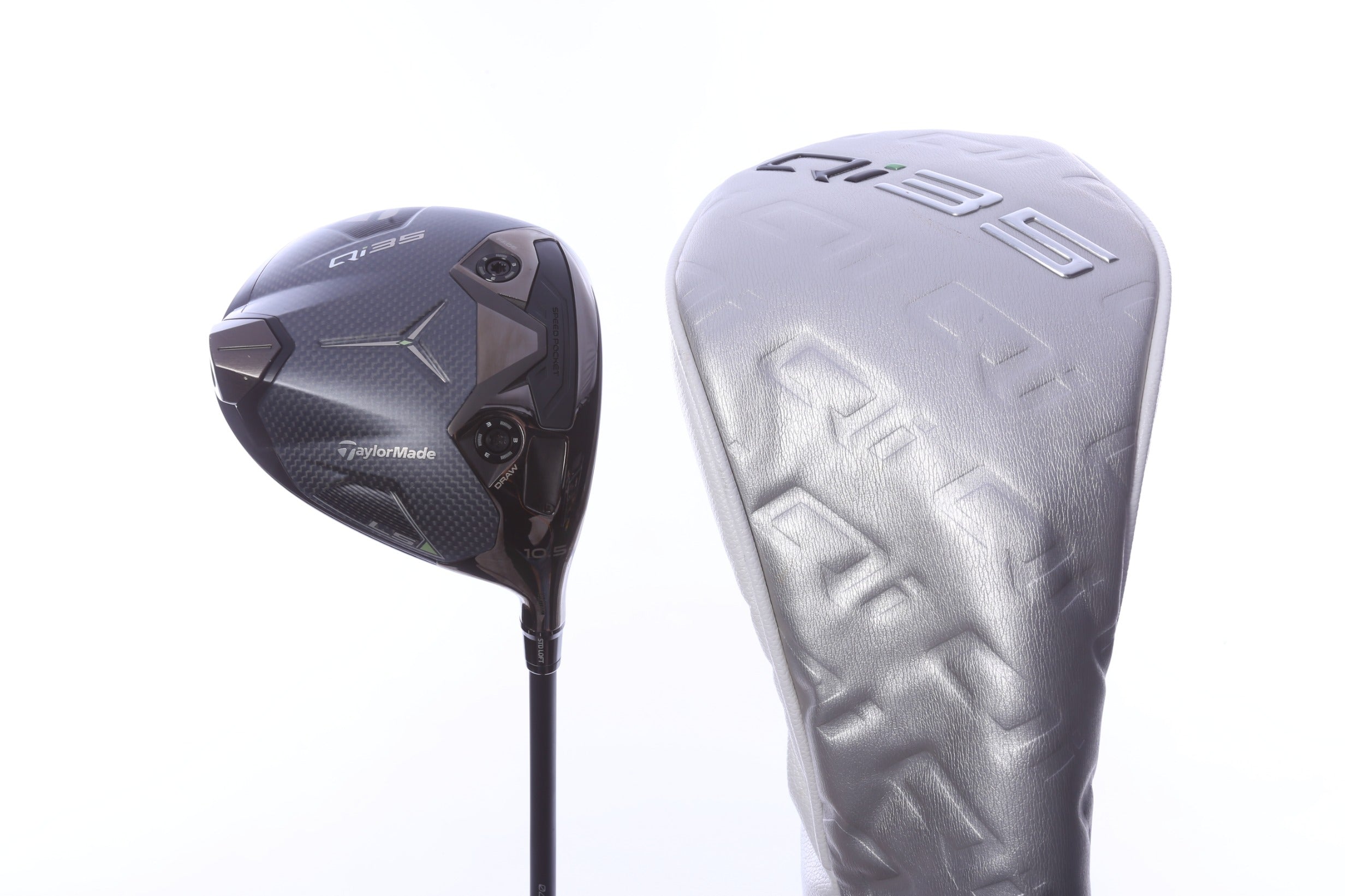 Used TaylorMade Qi35 LS Driver - 10.5 Degrees - Extra Stiff Flex Mitsubishi Kai'li Dark Waves Blue CB - Right-Handed-Next Round