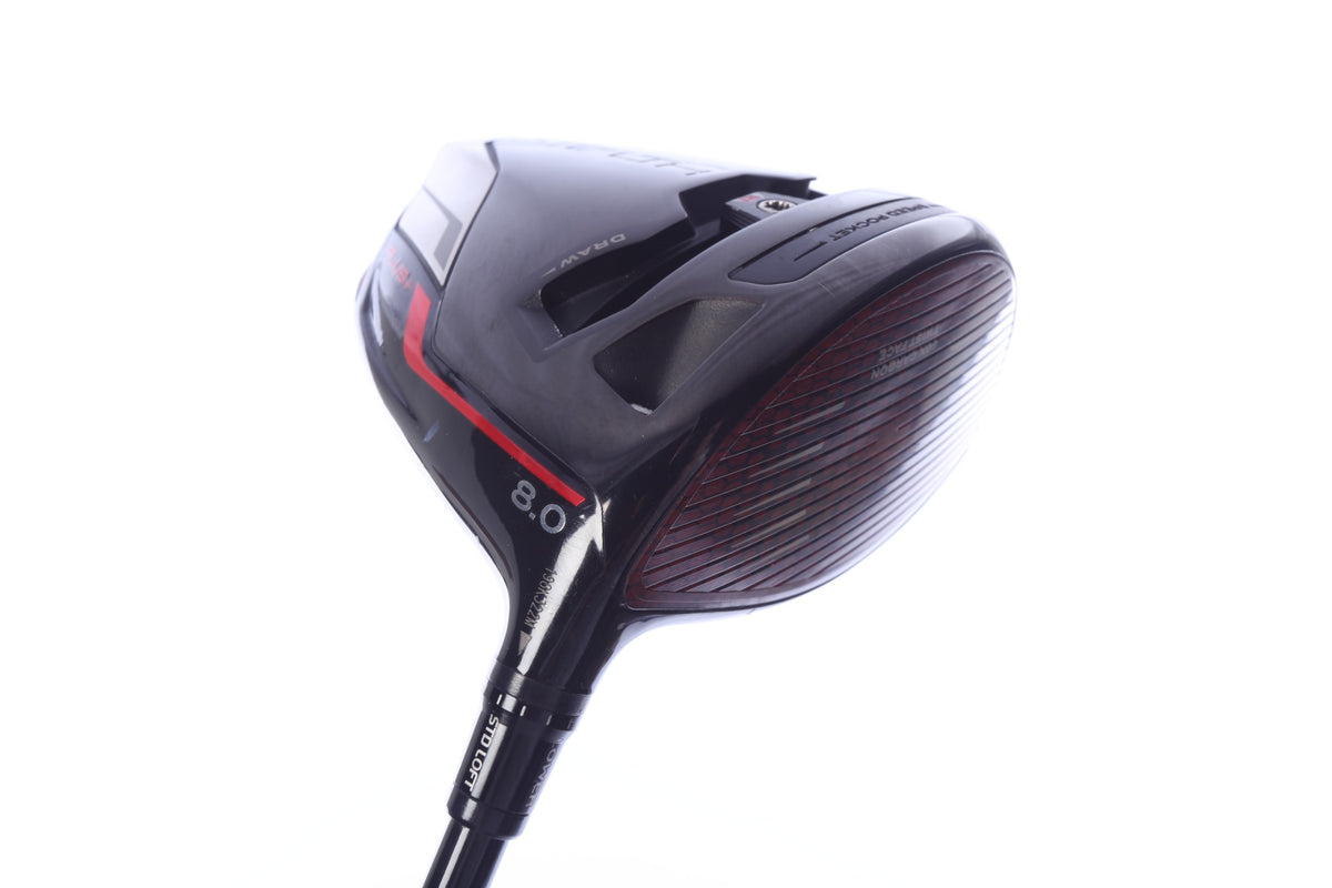 Used TaylorMade STEALTH PLUS Driver - 8 Degrees - Extra Stiff Flex Mitsubishi Kal'li White - Right-Handed