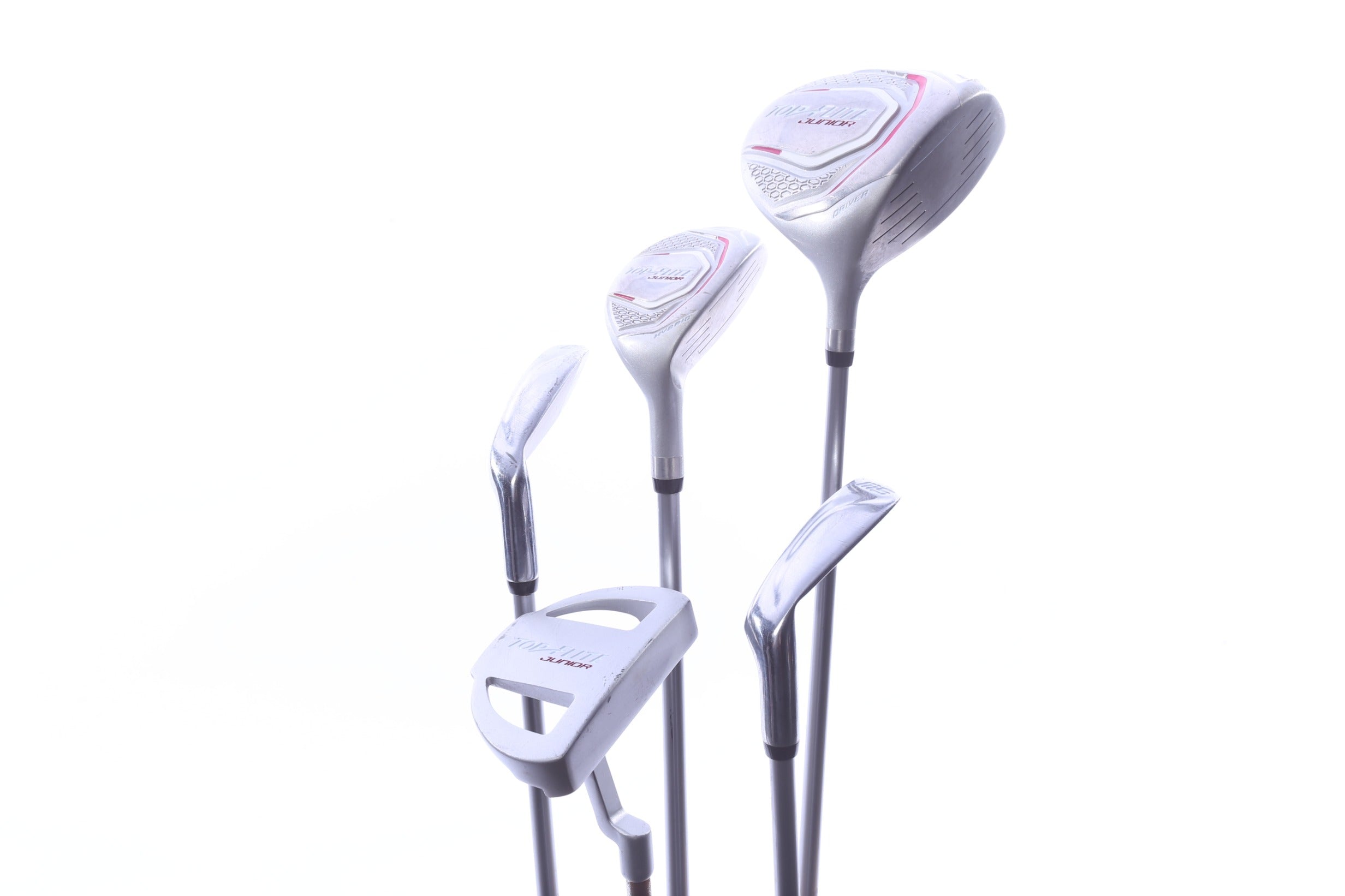 Used Top Flite Junior Kids Set - Right-Handed - Driver, HY, 7i, SW, Putter - Junior Flex