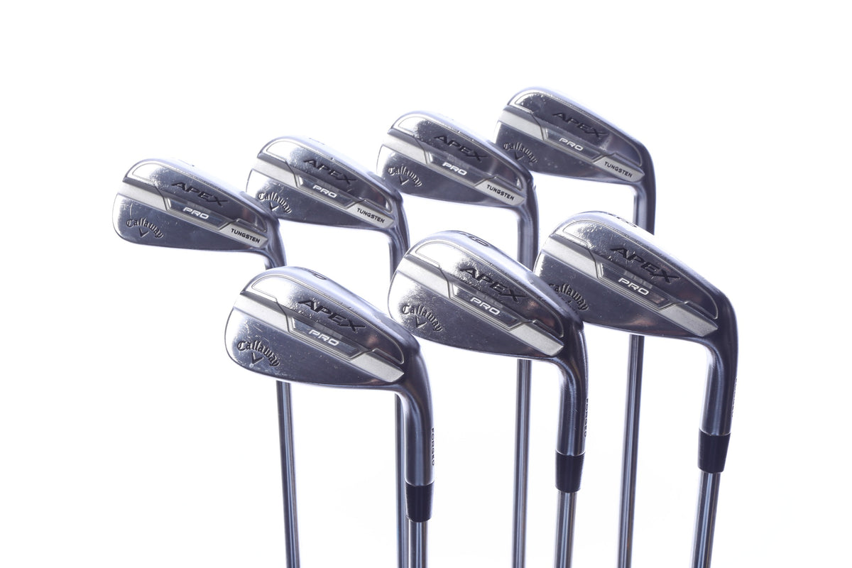 Used Callaway Apex Pro 21 Iron Set - Right-Handed - 4-PW - Stiff Flex