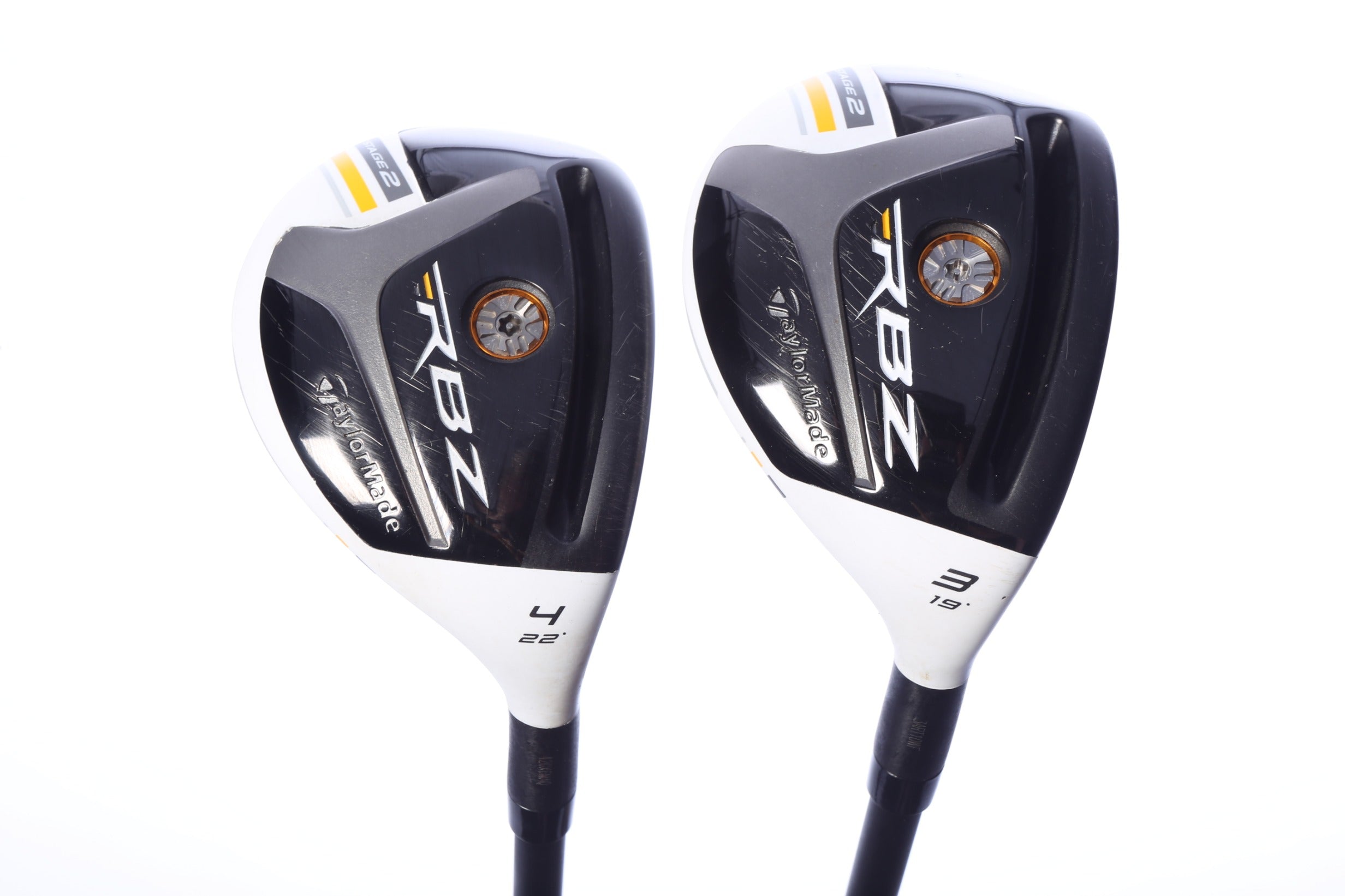Used TaylorMade RocketBallz Stage 2 Hybrid Set - Right-Handed - 3H, 4H - Seniors Flex