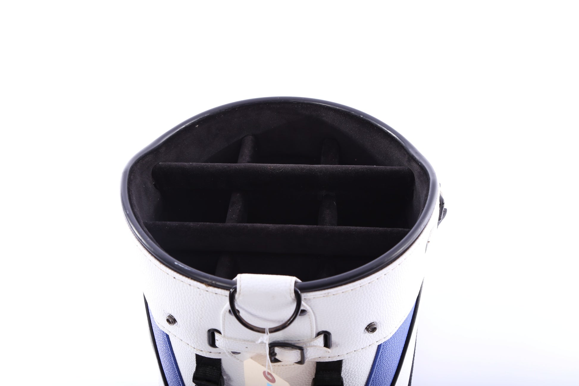 Ping White/Blue Staff Bag 9 Dividers 5 Pockets w/ Raincover-Next Round