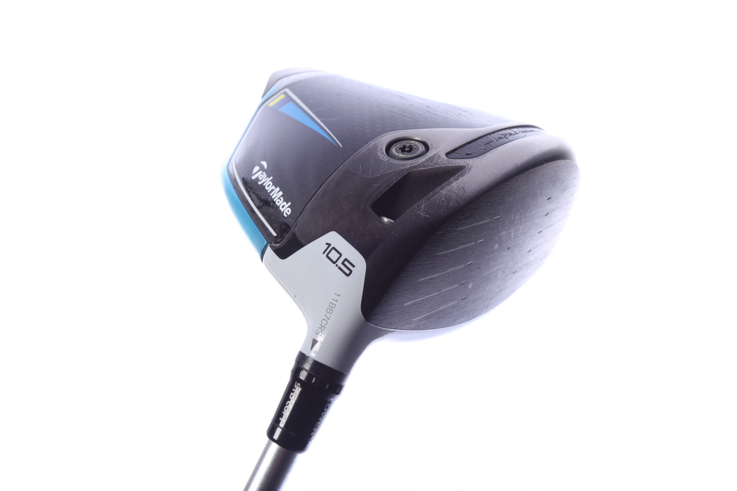 Used TaylorMade SIM2 MAX Driver - 10.5 Degrees - Stiff Flex Mitsubishi Kuro Kage Silver - Right-Handed