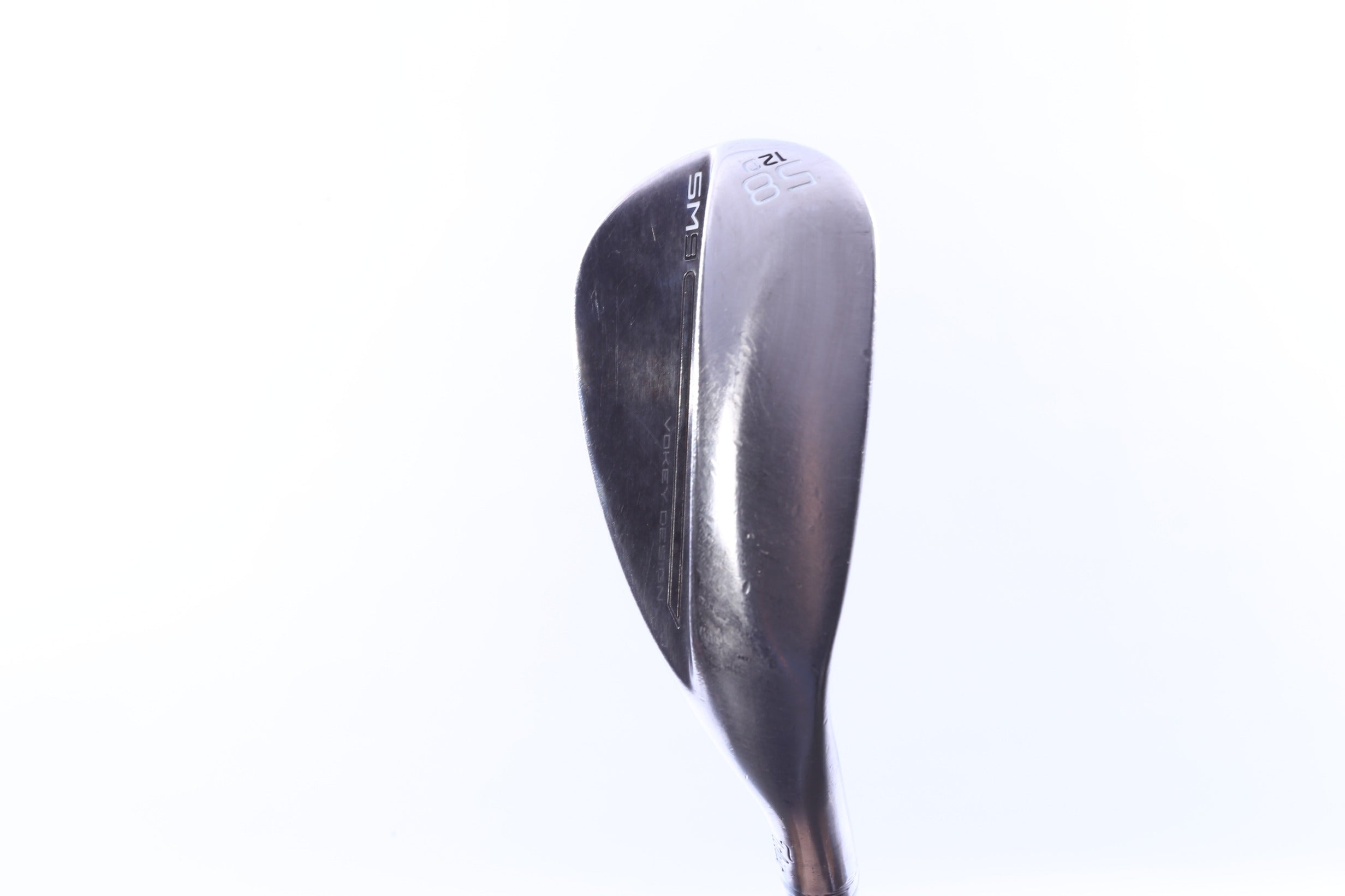 Used Titleist Vokey SM9 Brushed Steel Lob Wedge - Right-Handed - 58 Degrees - Wedge Flex-Next Round