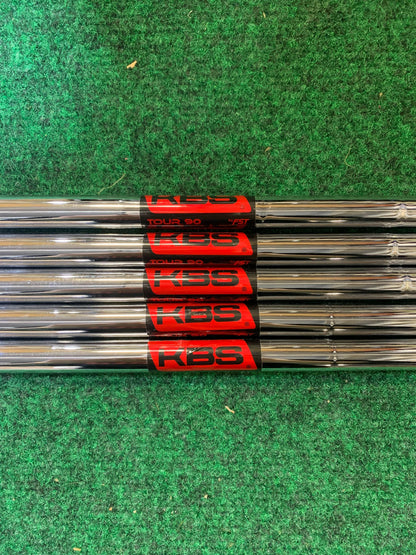 KBS Tour 90 Iron Set Shaft Set - Stiff Flex - 36.5"-38.5"-Next Round