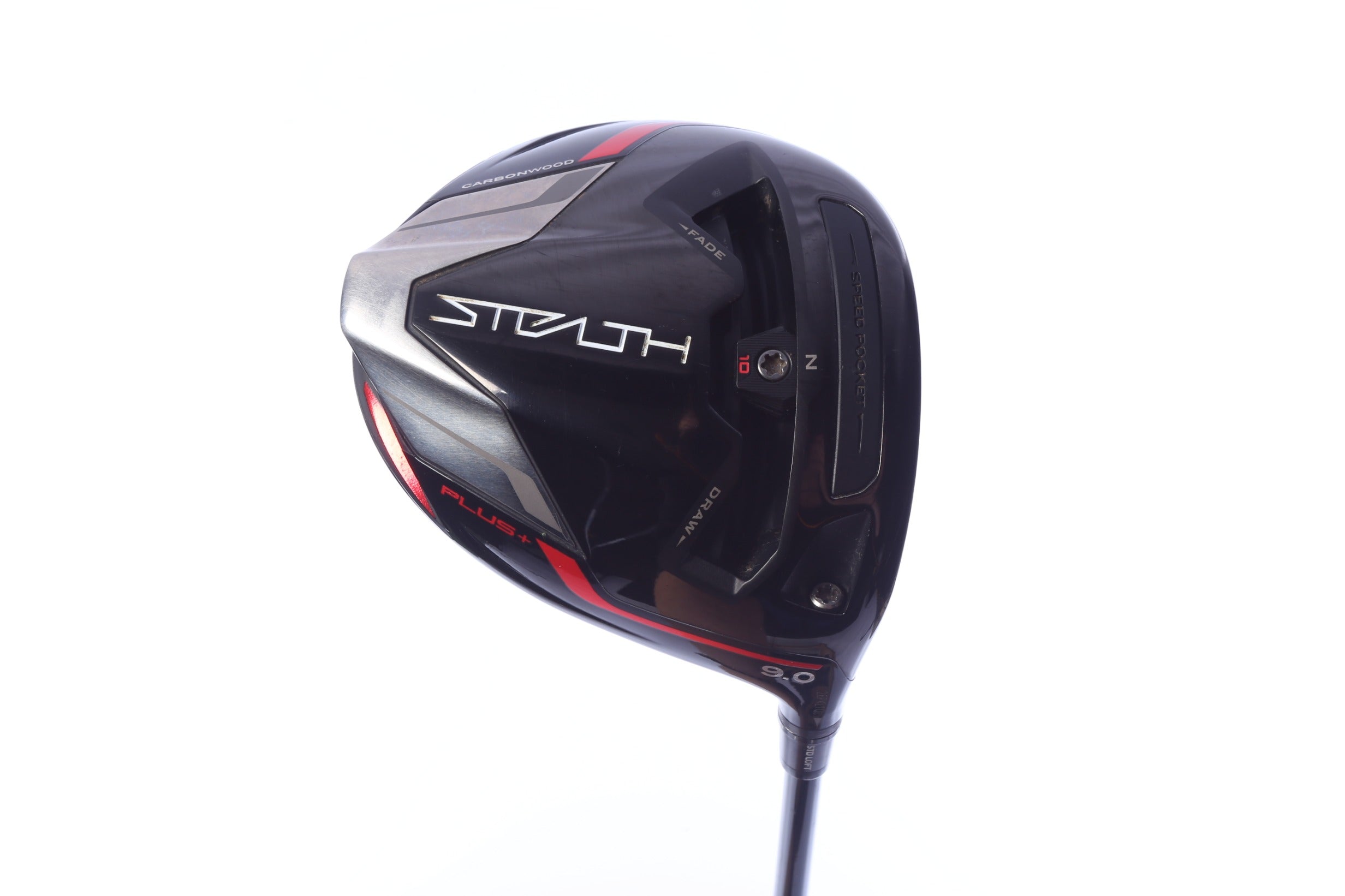 Used TaylorMade STEALTH PLUS Driver - 9 Degrees - Extra Stiff Flex Project X HZRDUS SMOKE Black RDX - Right-Handed