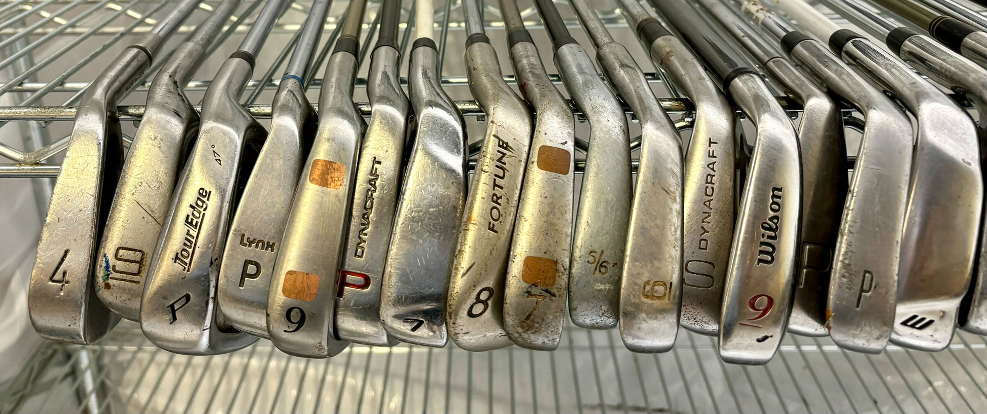 Wholesale Lot of 50 Golf Clubs - Assorted Irons and Wedges-Next Round
