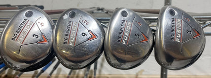 Wholesale Lot of 20 Golf Clubs - Callaway Big Bertha Fusion Fairway Woods-Next Round