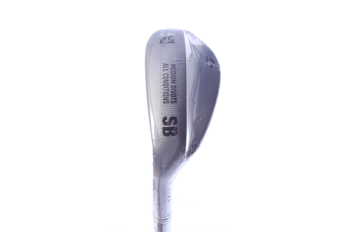 Used TaylorMade Milled Grind 5 Satin Chrome Sand Wedge - Left-Handed - 54 Degrees - Wedge Flex