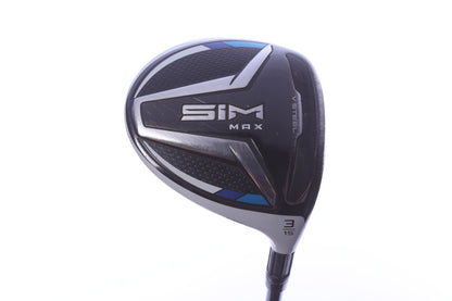 Used TaylorMade SIM MAX 3-Wood - Right-Handed - 15 Degrees - Regular Flex