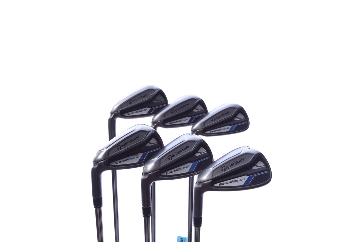 Used TaylorMade SpeedBlade Iron Set - Left-Handed - 5-PW - Regular Flex