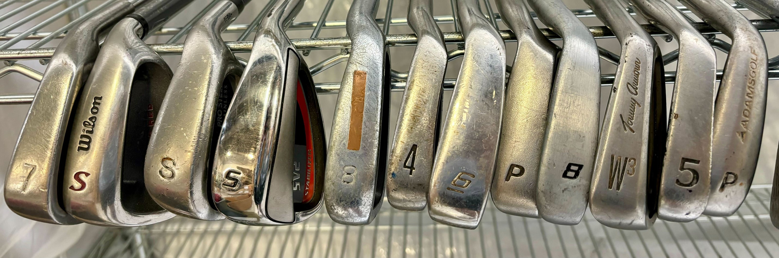 Wholesale Lot of 50 Golf Clubs - Assorted Irons and Wedges-Next Round