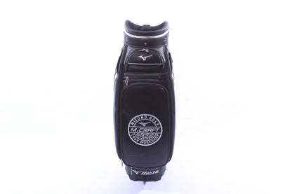 Used Mizuno All Other Models Black Staff Bag - 6-Way - 9 Pockets - Rain Cover Included-Next Round