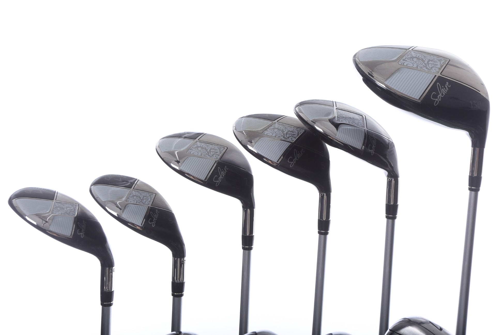Used Callaway Solaire 13-Piece Coral Complete Set - Right-Handed - 1W, 3W, 5W, 7W, 5-6H, 7-SW, Putter - Ladies Flex-Next Round