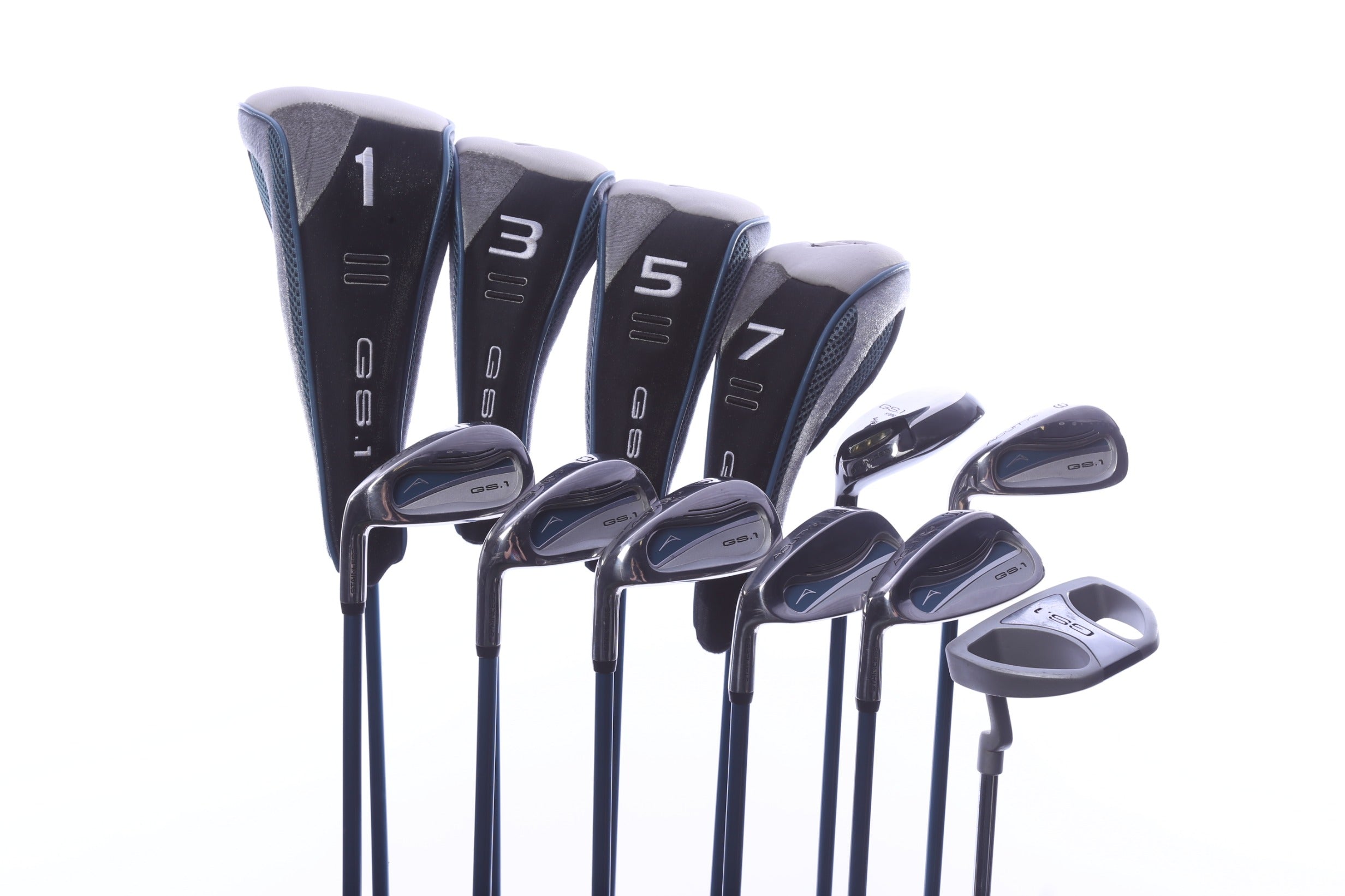 Used Acuity GS1 Complete Set - Left-Handed - Driver, 3W, 5W, 7W, 5H, 6-PW, Putter - Ladies Flex