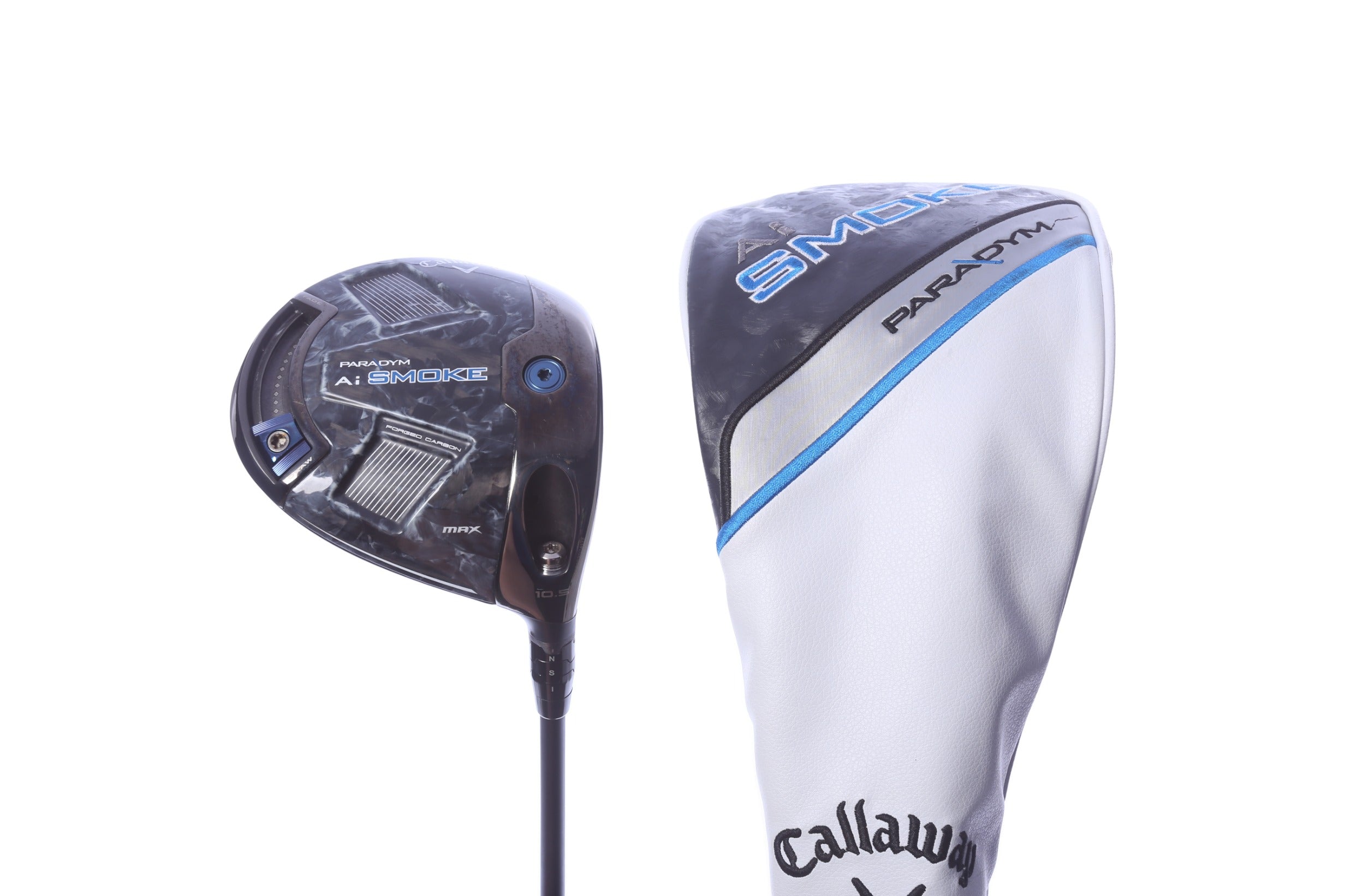 Used Callaway Paradym Ai Smoke MAX Driver - 10.5 Degrees - Regular Flex Mitsubishi VANQUISH Blue - Right-Handed