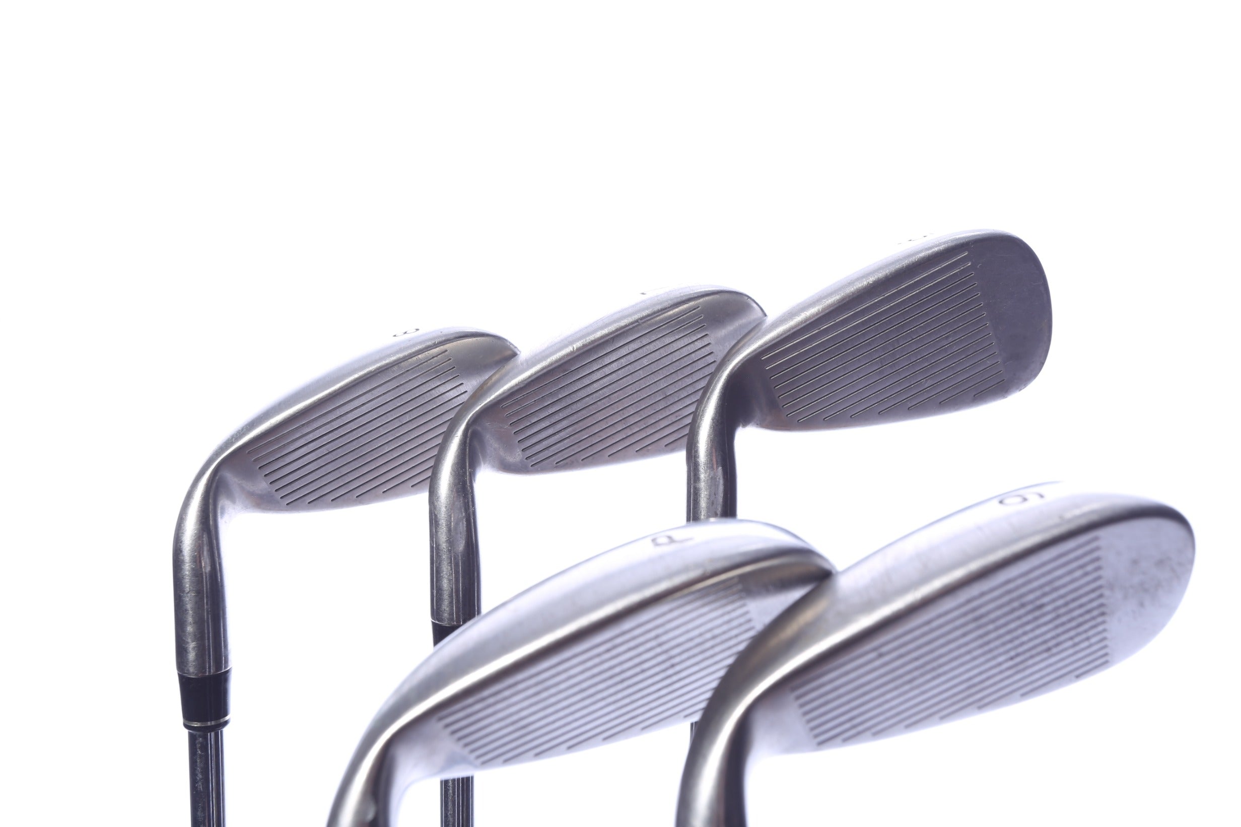 Used TaylorMade rac OS 2005 Iron Set - Right-Handed - 6-PW - Stiff Flex