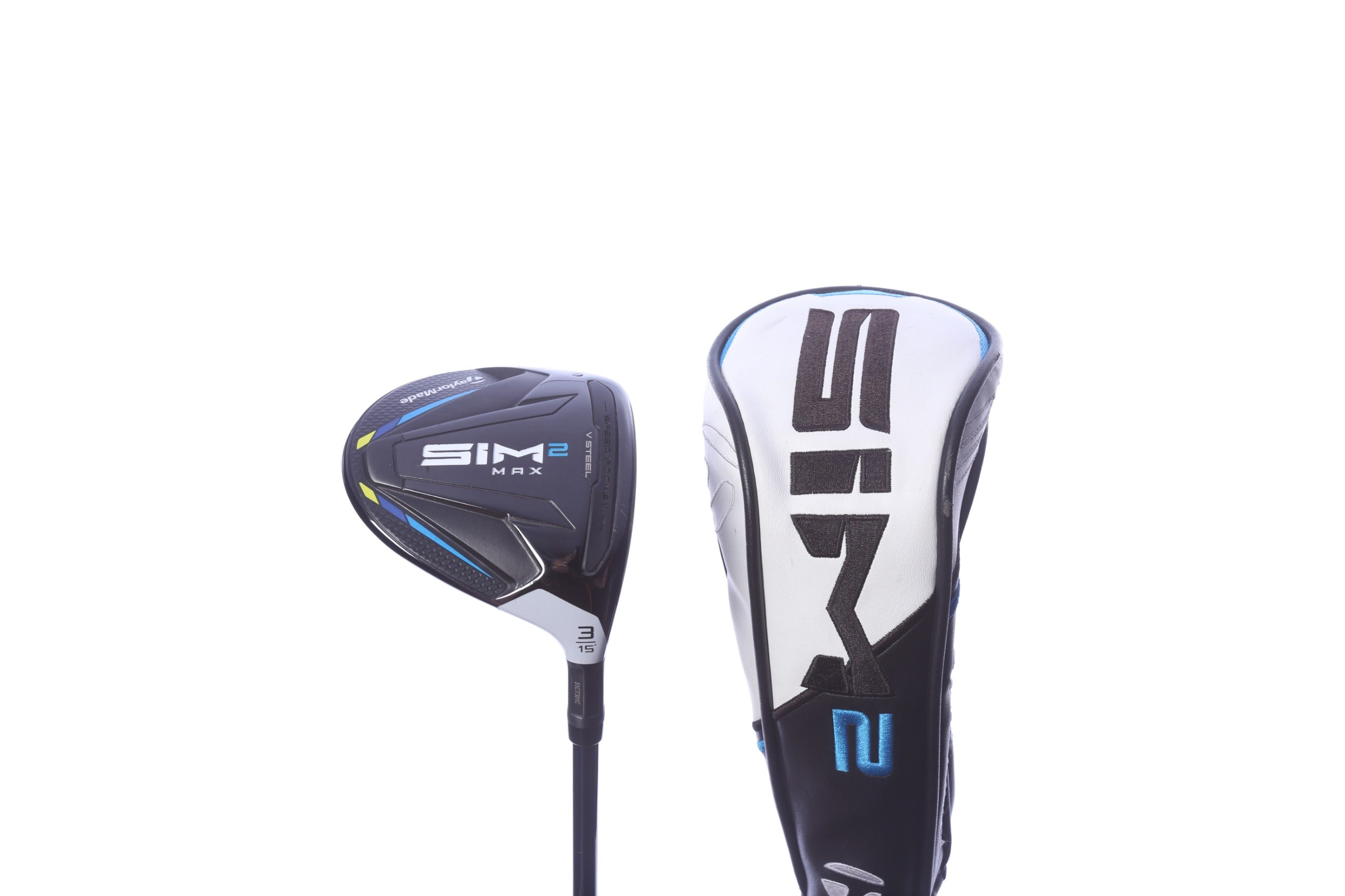 Used TaylorMade SIM2 MAX 3-Wood - Right-Handed - 15 Degrees - Stiff Flex