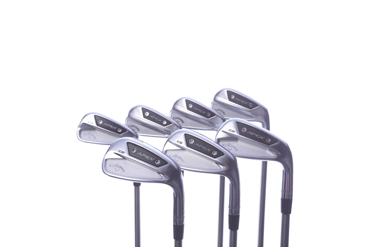 Used Callaway Apex CB 24/Apex Pro 24 Combo Iron Set - Right-Handed - 4-PW - Extra Stiff Flex