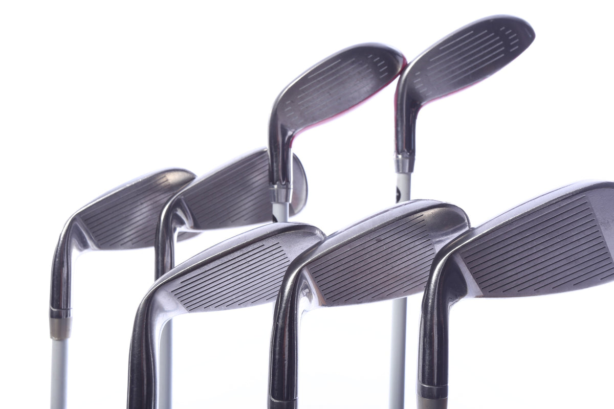 Used Cobra BiO Cell Combo Iron Set - Right-Handed - 4/5 HY, 5/6 HY, 7-PW, SW - Ladies Flex
